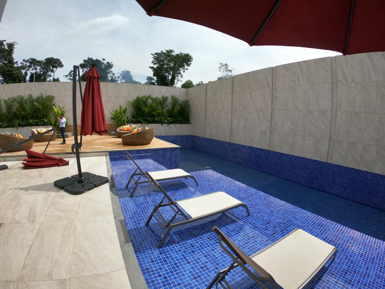 area de lazer piscina do breeze residence